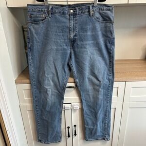 Levi's 511 Slim Fit Jeans Mens 44x30 Blue Medium Wash Denim Stretch Durable